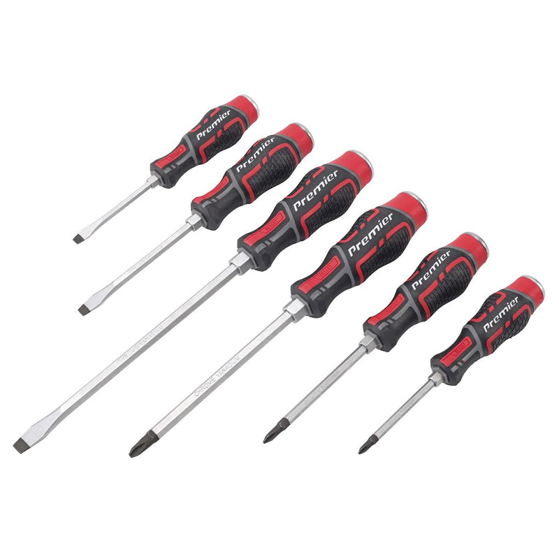 Sealey Premier Hammer-Thru Screwdriver Set 6pc AK4940