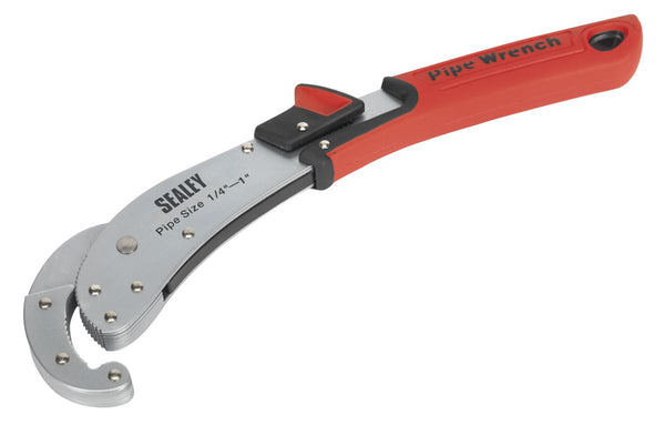 Sealey AK5114 Heavy-Duty Quick Release Auto-Adjustable Pipe Wrench �6-25mm