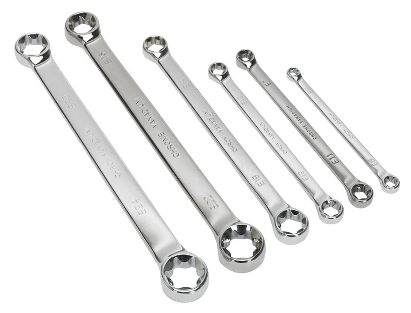 Sealey AK5480 TRX-Star* Double End Spanner Set 6pc