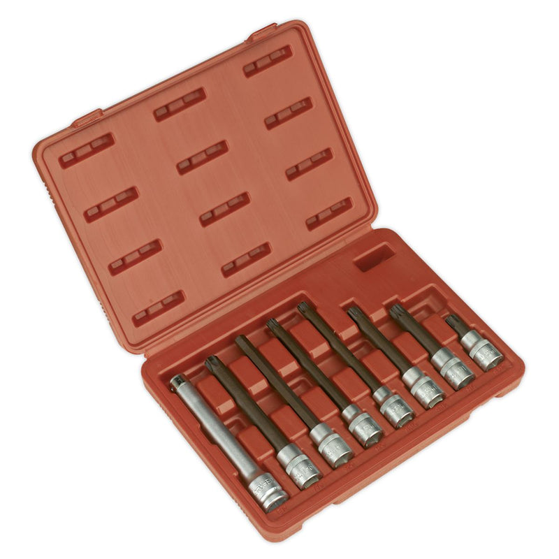 Sealey Premier Head Bolt Socket Bit Set 1/2"Sq Drive 10pc AK5538