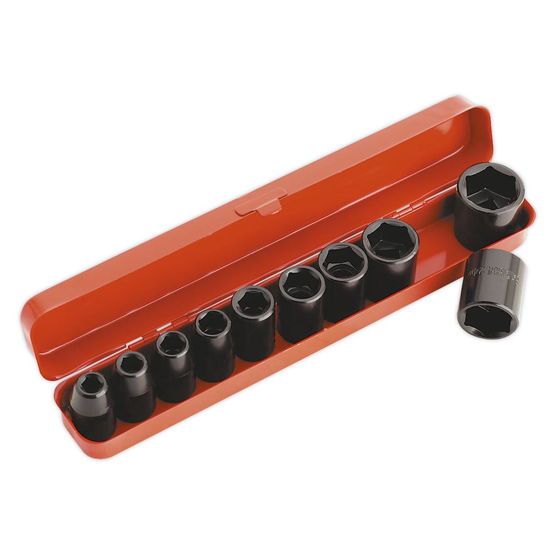 Sealey Premier Impact Socket Set 1/2"Sq Drive 10pc AK56/11M