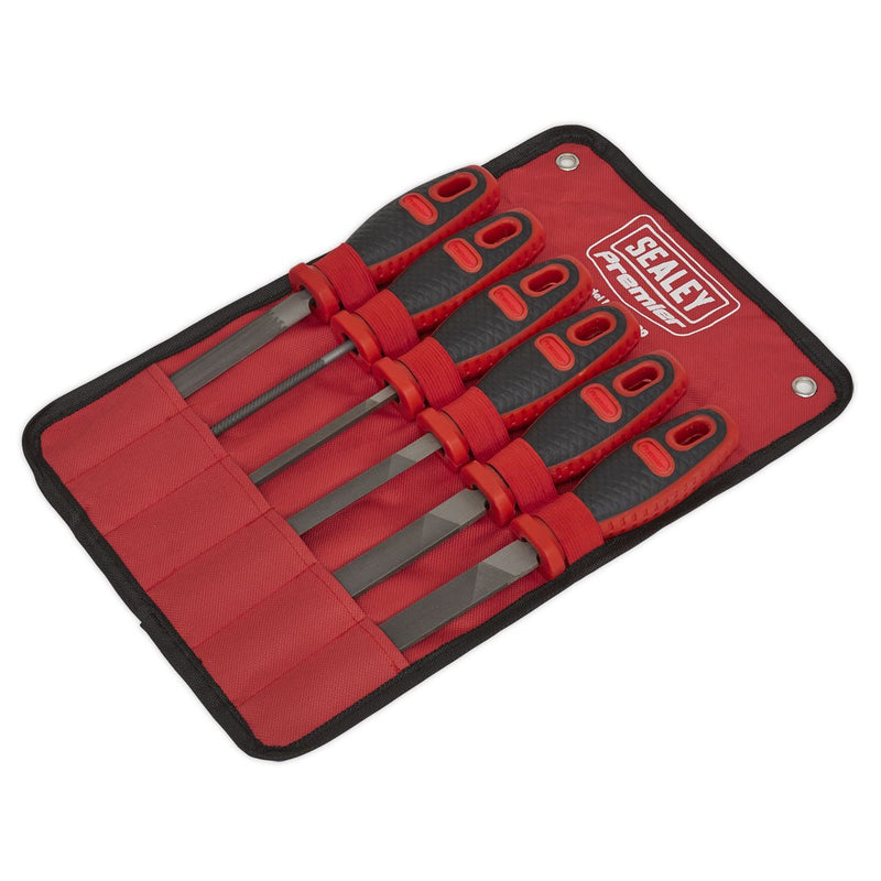 Sealey Premier Engineer's File Set 150mm 6pc AK580