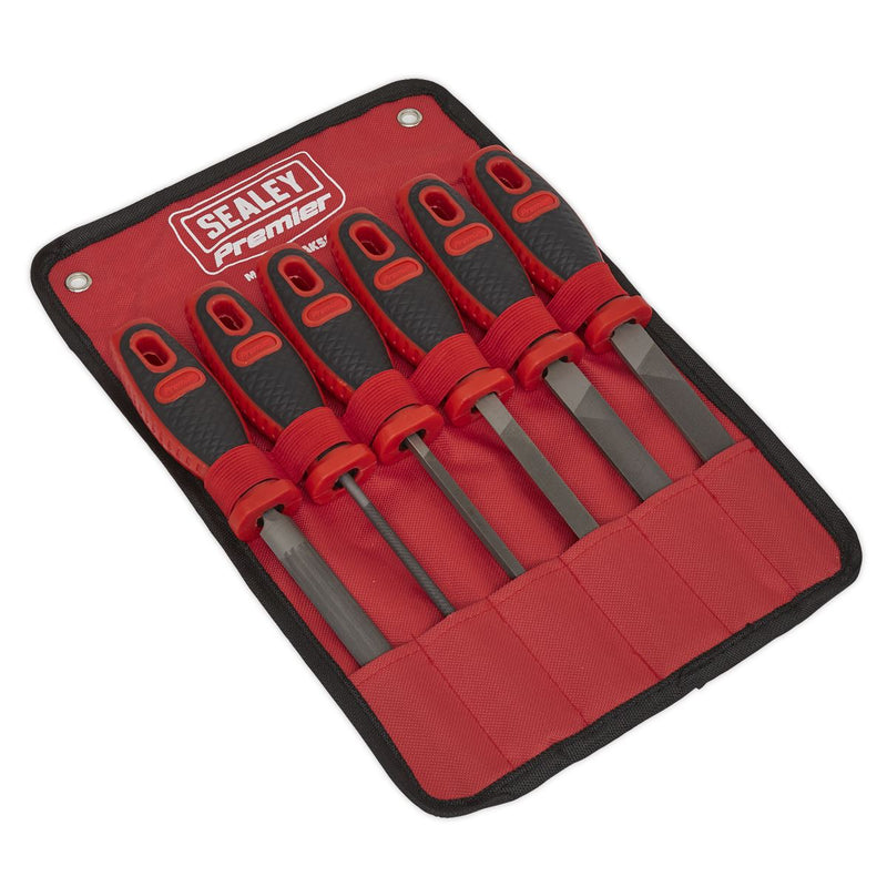 Sealey Premier Engineer's File Set 150mm 6pc AK580