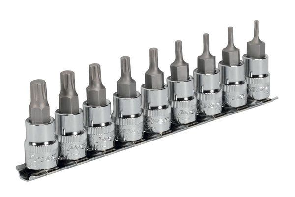 Sealey Premier TRX-P* Socket Bit Set 3/8"Sq Drive 9pc AK6222