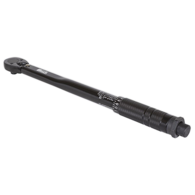 Sealey Premier Black Calibrated Micrometer Torque Wrench 3/8"Sq Drive AK623B