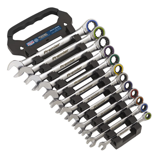 Sealey Premier Platinum Combination Ratchet Spanner Set 12pc AK63949