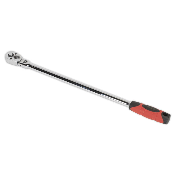 Sealey Premier Extra-Long Flexi-Head Ratchet Wrench 3/8"Sq Drive 455mm AK6697