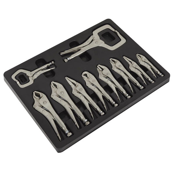 Sealey Premier Locking Pliers Set 10pc AK6800
