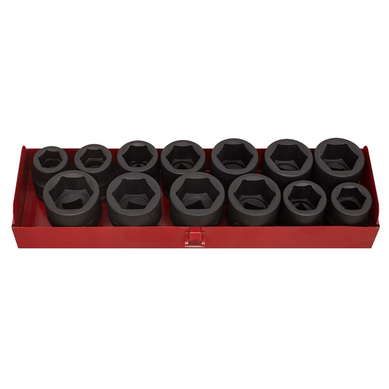 Sealey Premier Metric/Imperial Impact Socket Set 3/4"Sq Drive 13pc AK686