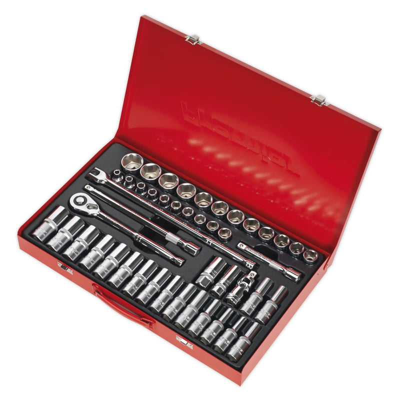 Sealey Premier Socket Set 1/2"Sq Drive 46pc AK6941