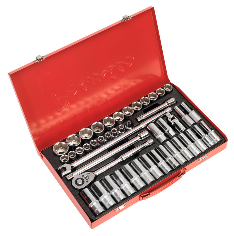 Sealey Premier Socket Set 1/2"Sq Drive 46pc AK6941