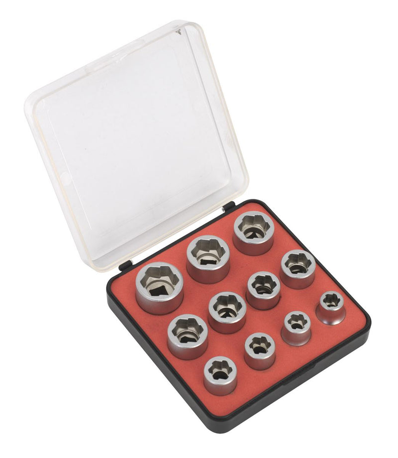 Sealey Premier Bolt Extractor Socket Set 3/8"Sq Drive 11pc AK7281