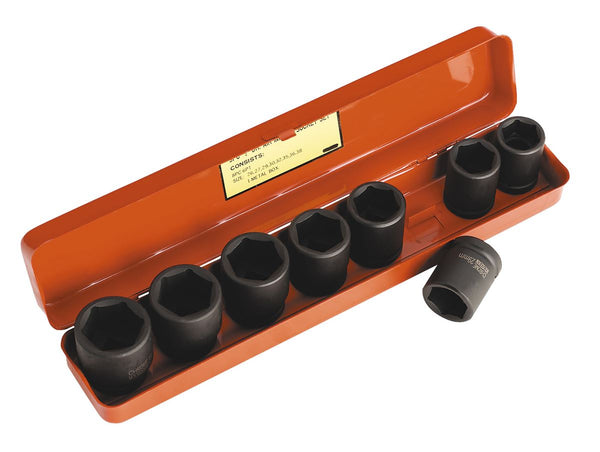 Sealey Premier Impact Socket Set 3/4"Sq Drive 8pc AK77/9M