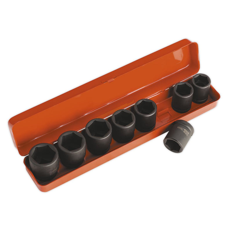 Sealey Premier Impact Socket Set 3/4"Sq Drive 8pc AK77/9M