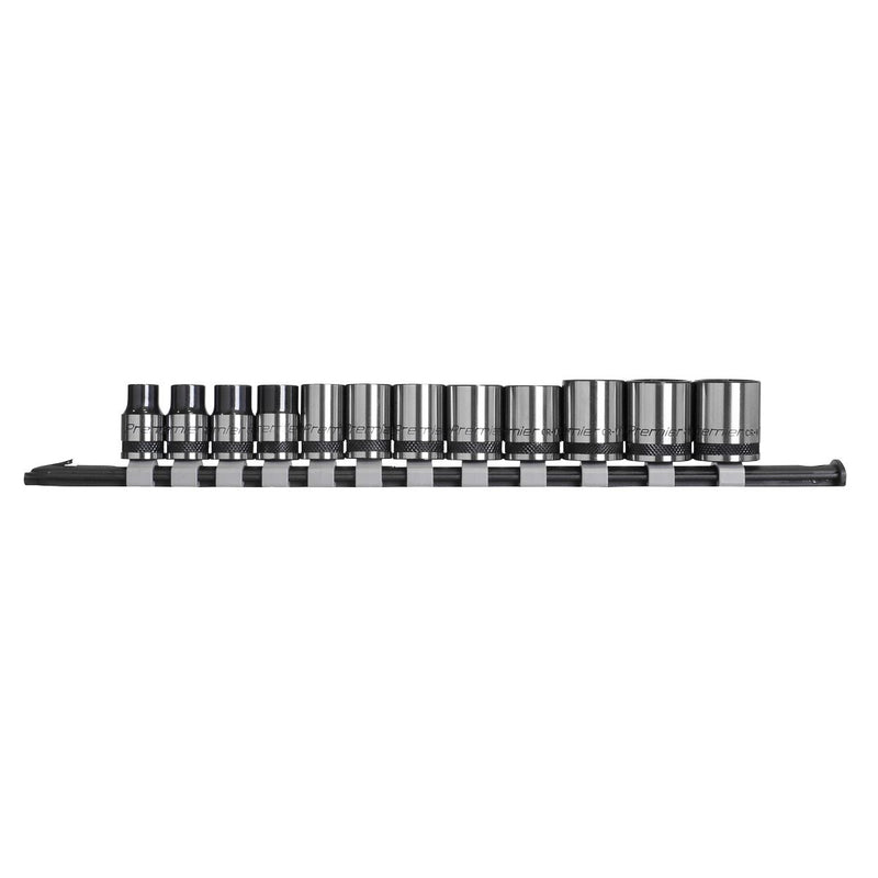 Sealey Premier Black Socket Set 3/8"Sq Drive 12pc AK7992