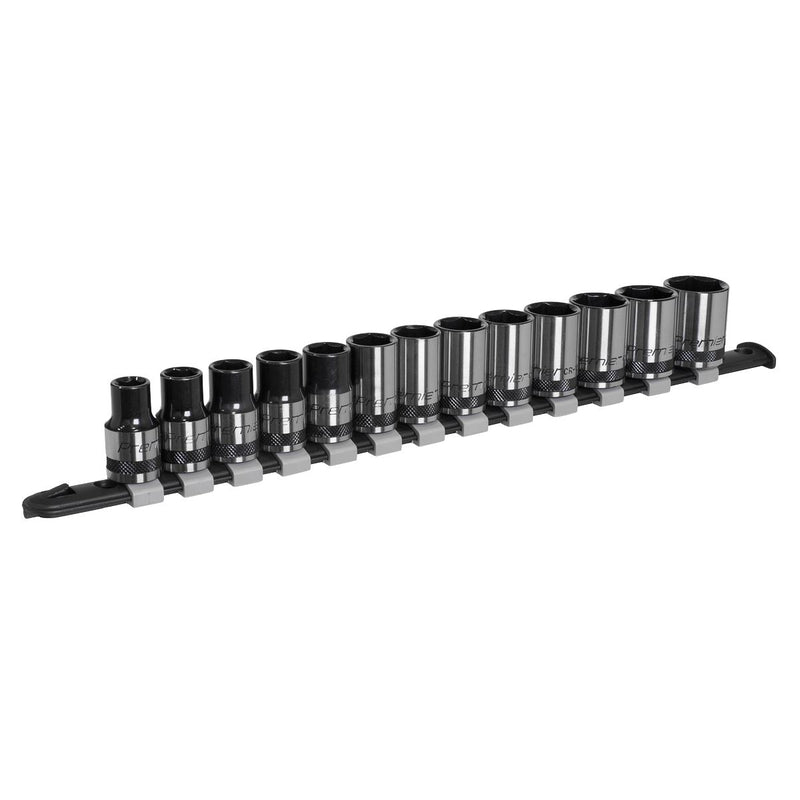 Sealey Premier Black Socket Set 1/2"Sq Drive 13pc AK7994