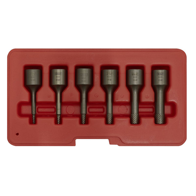 Sealey Screw Extractor Set 3/8"Sq Drive 6pc AK8185