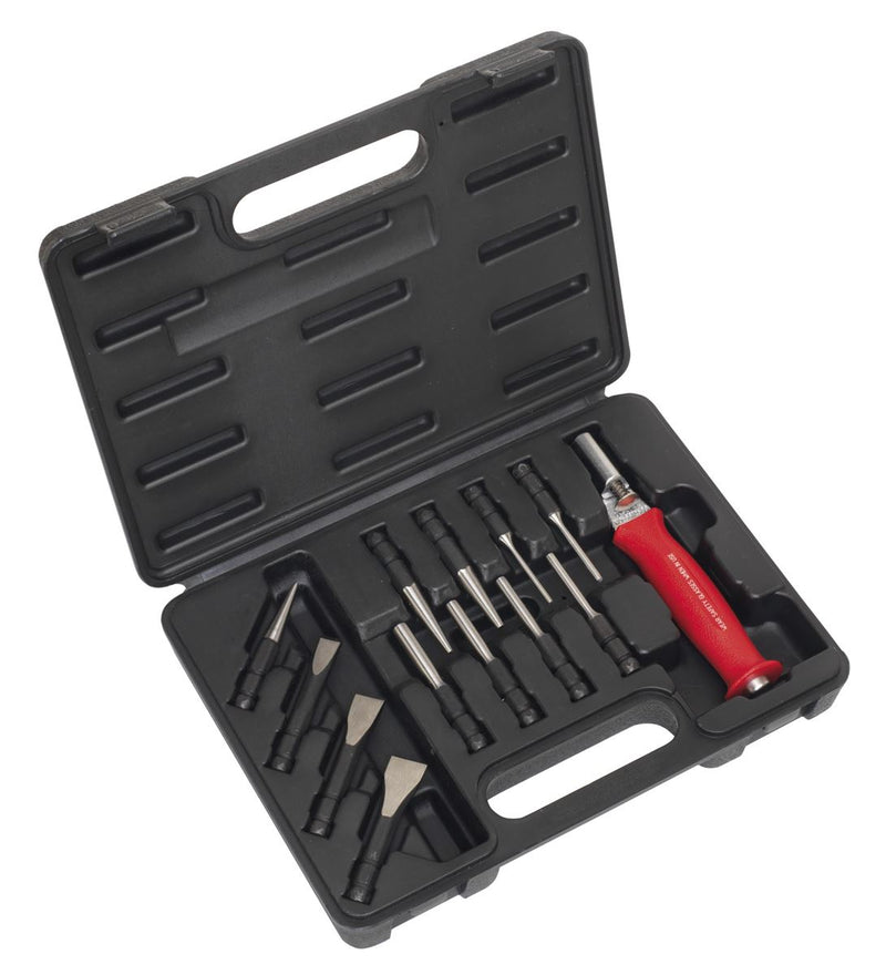 Sealey Interchangeable Punch & Chisel Set 13pc AK9214