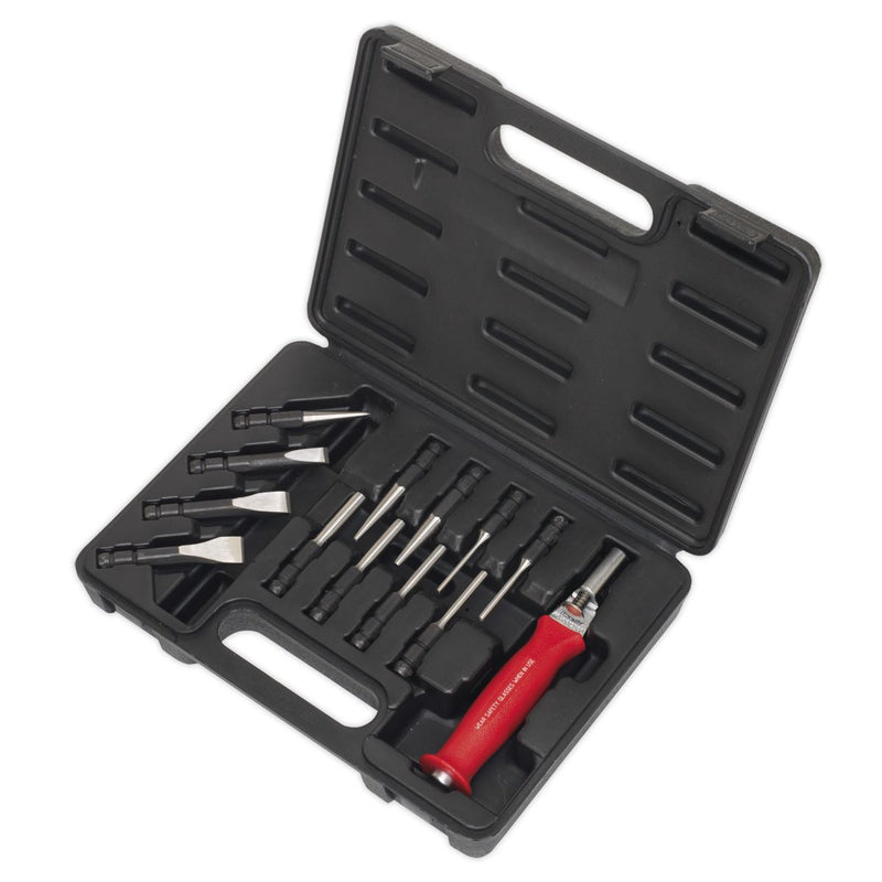 Sealey Interchangeable Punch & Chisel Set 13pc AK9214