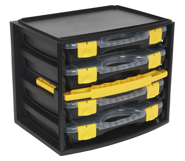 Sealey AP0709 Portable 4 Case Modular Organizer