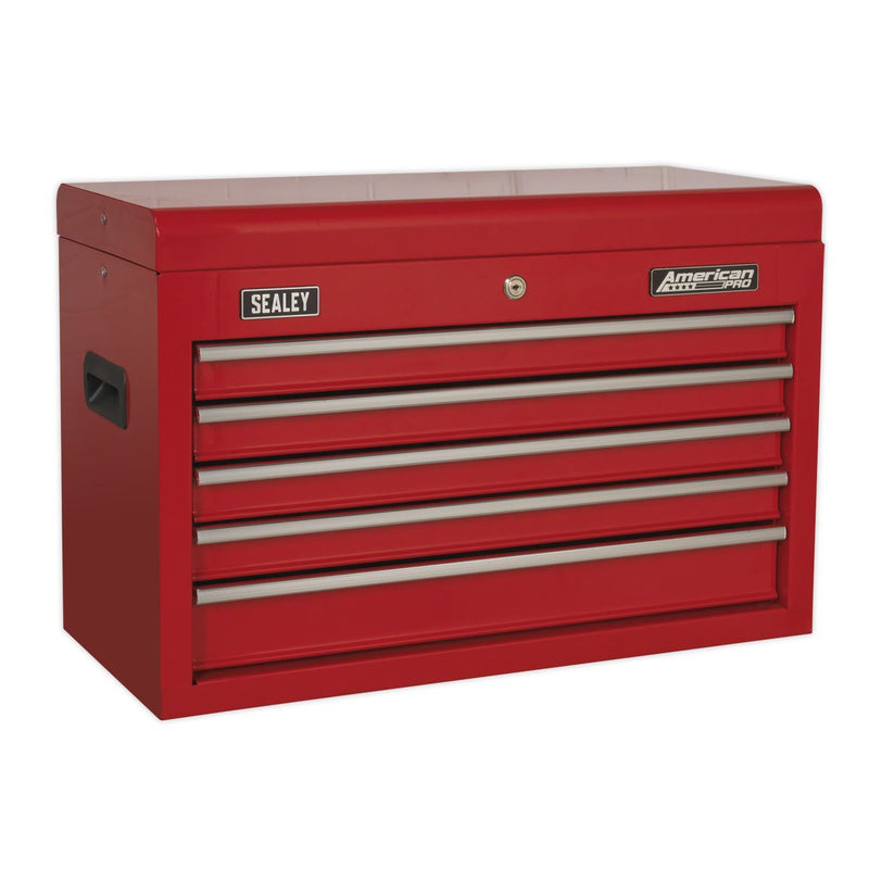 Sealey American PRO&reg; Topchest 5 Drawer - Red AP225