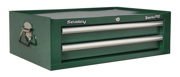 Sealey AP26029TBRG Mid-Box 2 Drawer with Ball Bearing Slides - Green