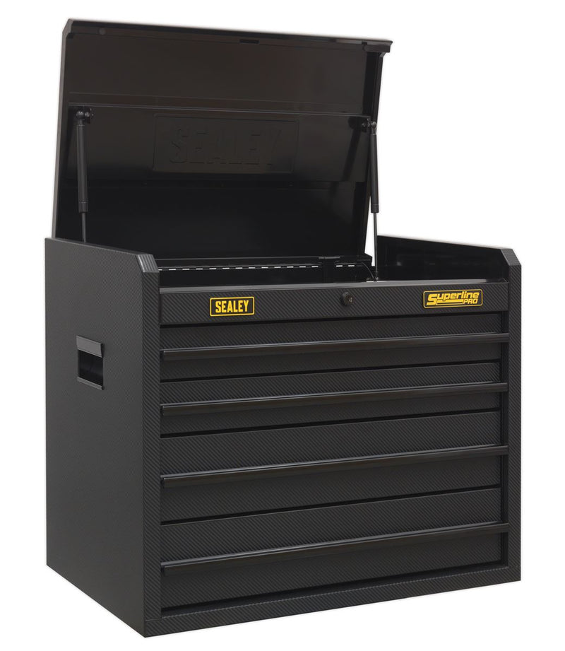 Sealey AP2604CF Topchest 4 Drawer with Ball Bearing Slides - Carbon Fibre Effect Limited Edition