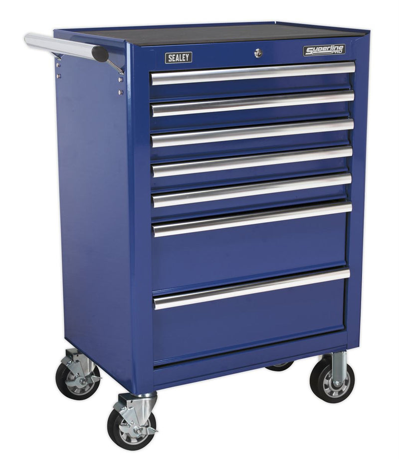 Sealey Superline PRO&reg; Rollcab 7 Drawer - Blue AP26479TC