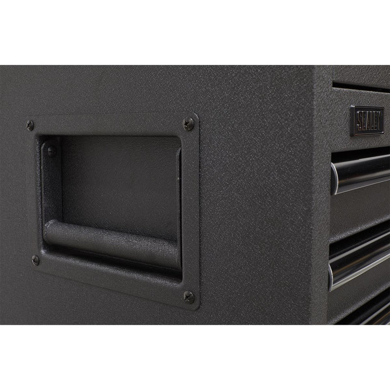 Sealey Superline PRO&reg; Black Edition Topchest with 4 Soft Close Drawers & Power Strip 660mm AP2704BE