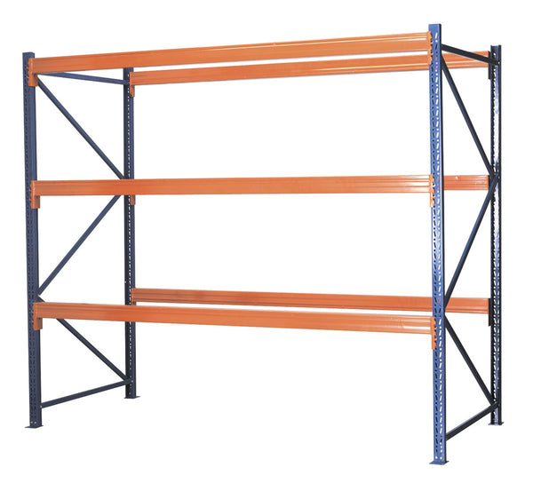 Sealey AP3000 Heavy-Duty Racking Unit with 3 Beam Sets 1000kg Capacity Per Level