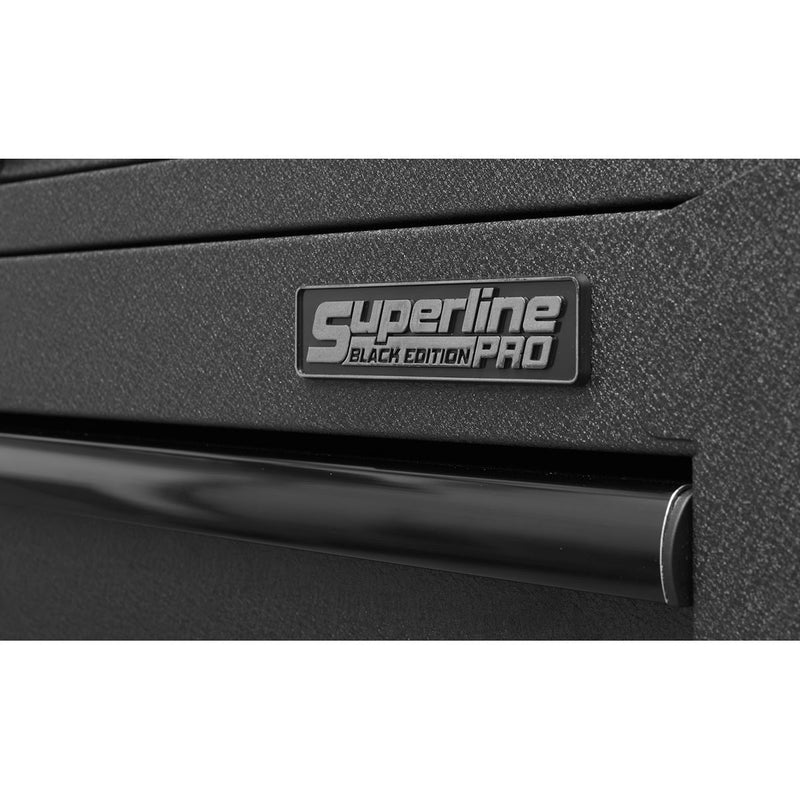 Sealey Superline PRO&reg; Black Edition Rollcab with 6 Soft Close Drawers 915mm AP3606BE