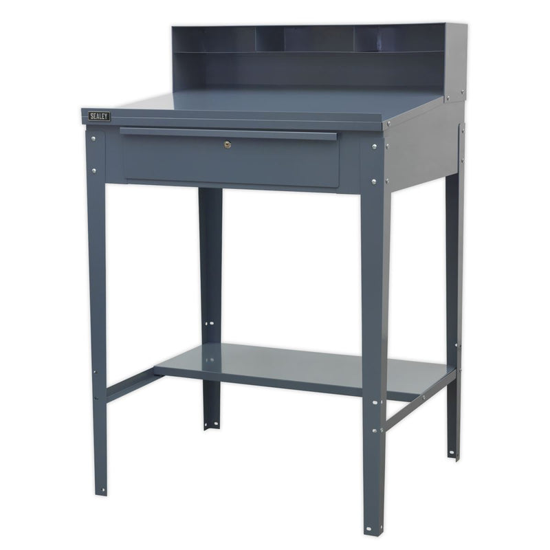 Sealey AP875 Industrial Workstation 1 Drawer - Grey