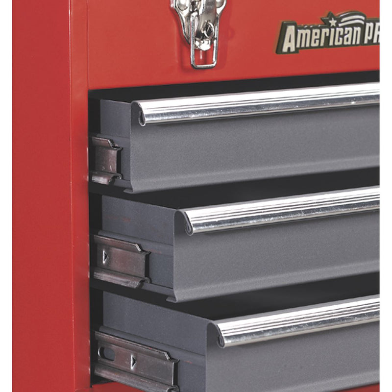 Sealey Tool Chest Top Box Tool Box Chest 3 Drawer Portable Red Grey AP9243BB