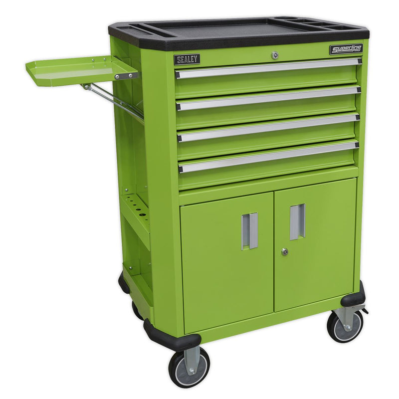 Sealey Superline PRO&reg; Tool Trolley with 4 Drawers & 2 Door Cupboard AP980MTHV