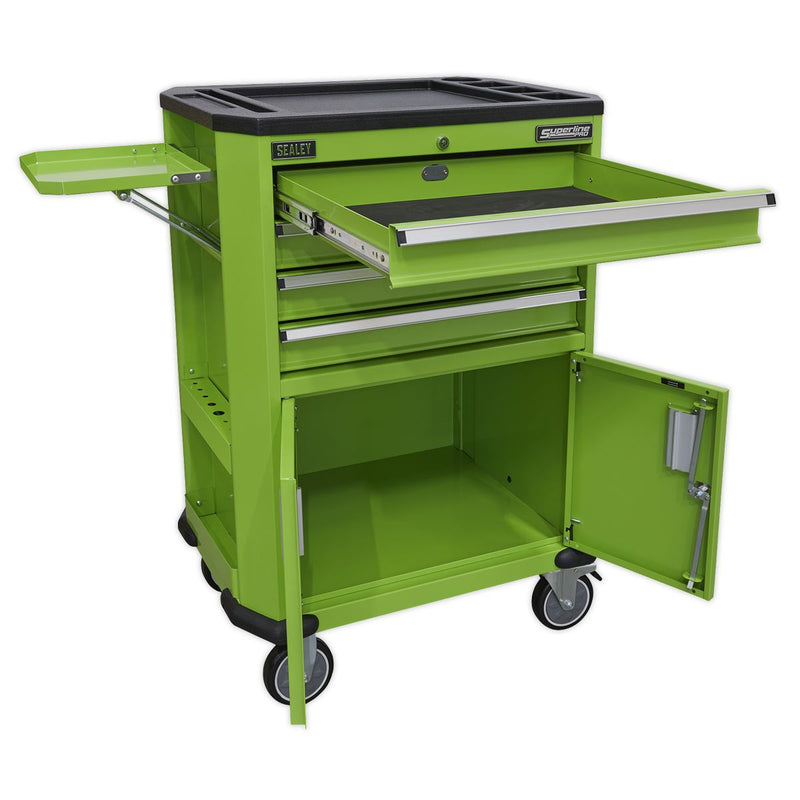 Sealey Superline PRO&reg; Tool Trolley with 4 Drawers & 2 Door Cupboard AP980MTHV