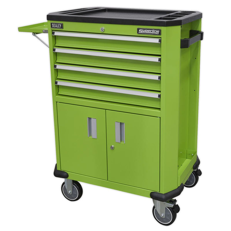 Sealey Superline PRO&reg; Tool Trolley with 4 Drawers & 2 Door Cupboard AP980MTHV