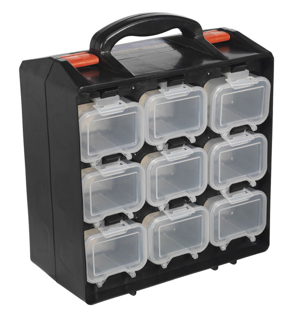 Sealey APAS18 Assortment Case 18 Compartment Double Sided