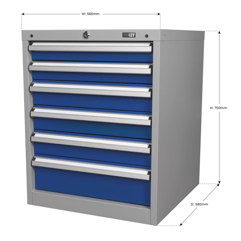 Sealey Premier Industrial&trade; Cabinet 6 Drawer API5656