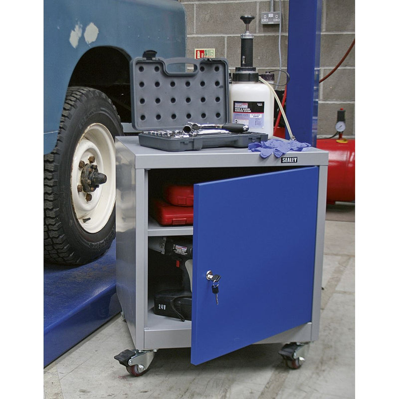 Sealey Premier Industrial&trade; Mobile Industrial Cabinet with 1 Shelf Locker API5659