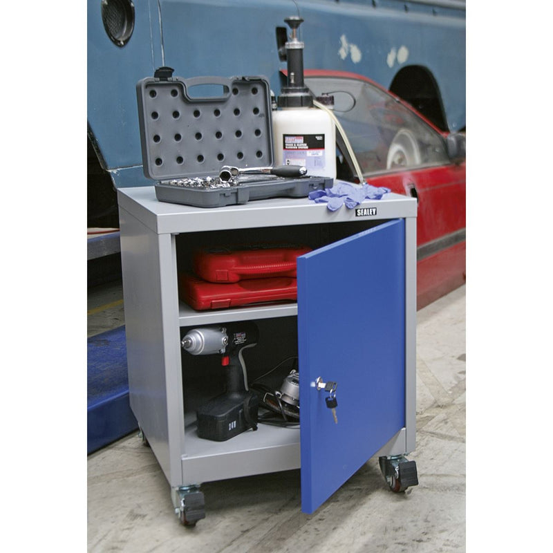 Sealey Premier Industrial&trade; Mobile Industrial Cabinet with 1 Shelf Locker API5659