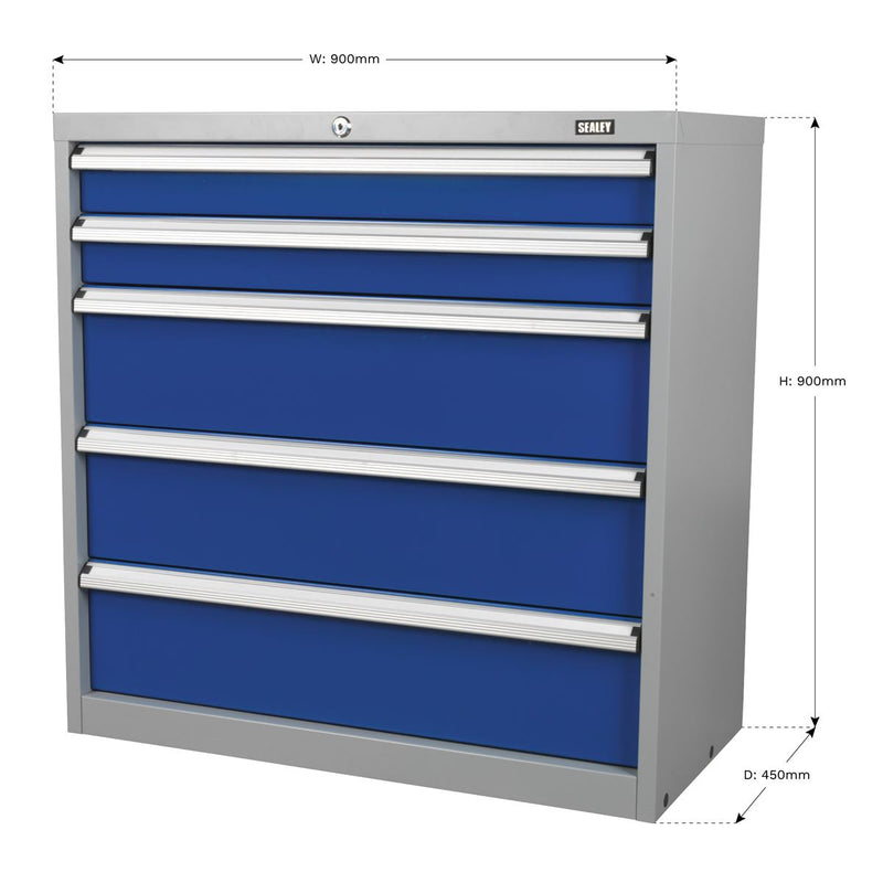 Sealey Premier Industrial&trade; Cabinet 5 Drawer API9005