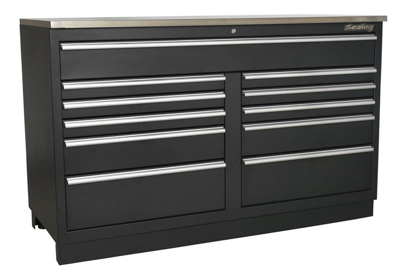 Sealey Premier&trade; Heavy-Duty Modular Floor Cabinet 11 Drawer 1550mm APMS04