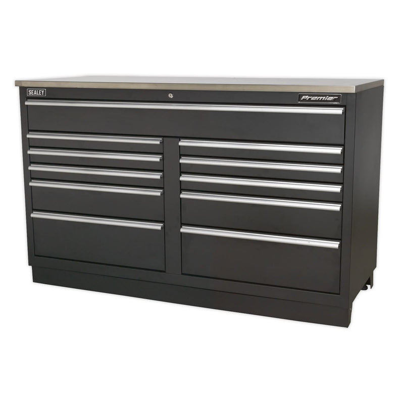 Sealey Premier&trade; Heavy-Duty Modular Floor Cabinet 11 Drawer 1550mm APMS04