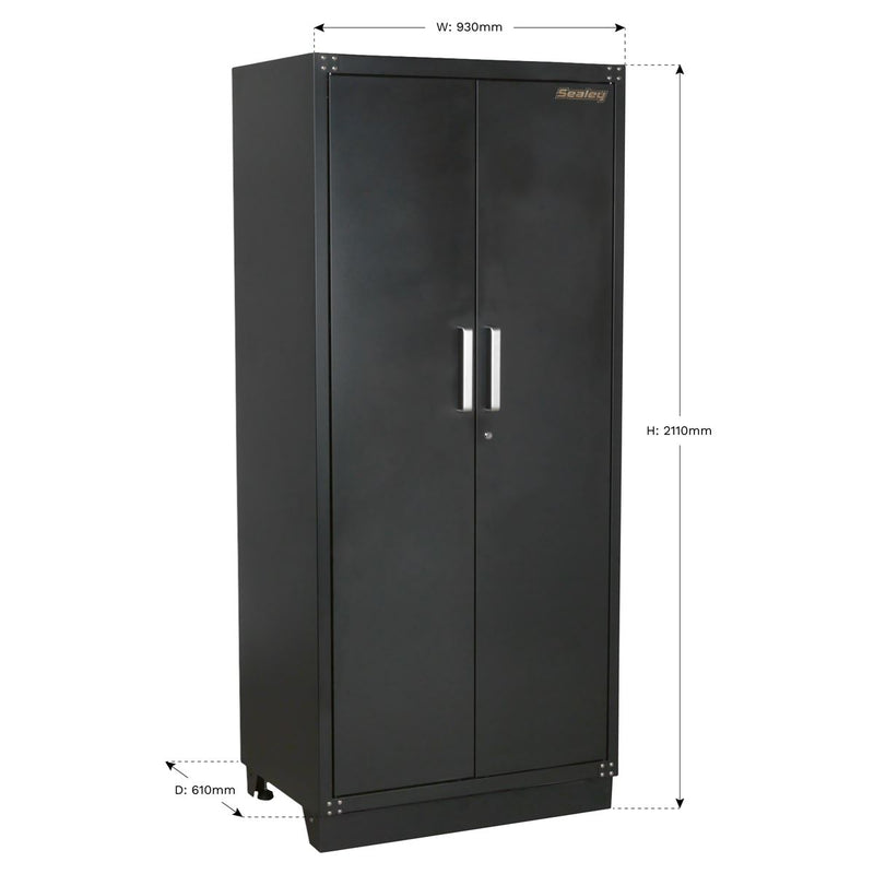 Sealey Premier&trade; Heavy-Duty Modular 2 Door Full Height Floor Cabinet 930mm APMS05