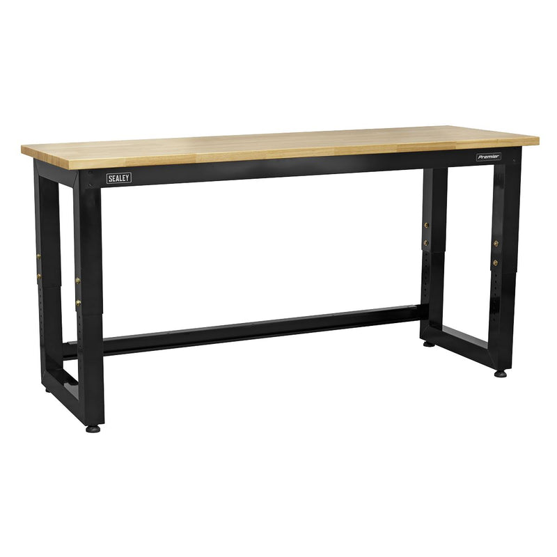 Sealey Premier&trade; Heavy-Duty Steel Adjustable Workbench with Wooden Worktop 1830mm APMS22