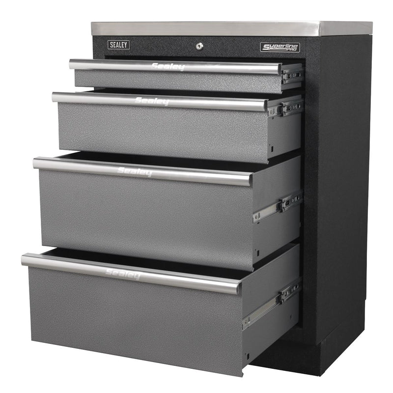 Sealey Superline PRO&reg; Modular 4 Drawer Cabinet 680mm APMS51