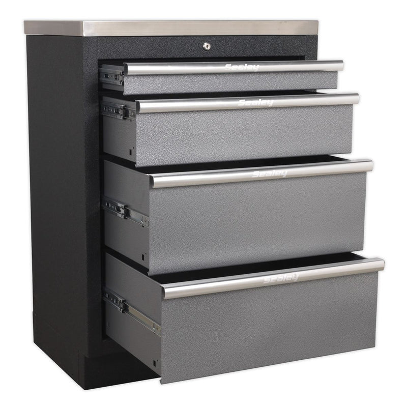 Sealey Superline PRO&reg; Modular 4 Drawer Cabinet 680mm APMS51