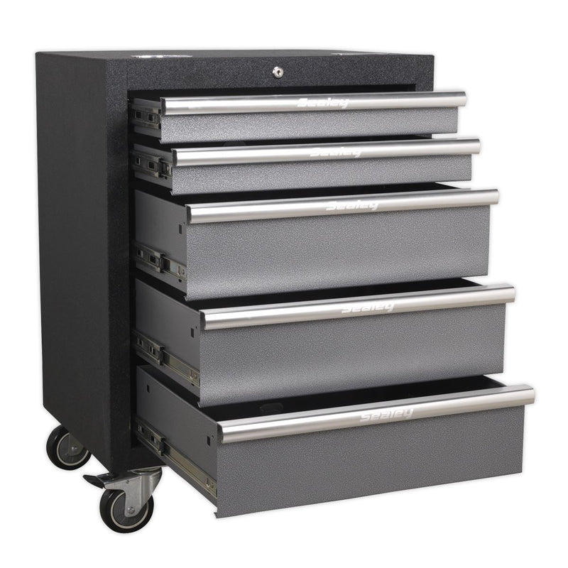 Sealey Superline PRO&reg; Modular Mobile Cabinet 5 Drawer 650mm APMS58