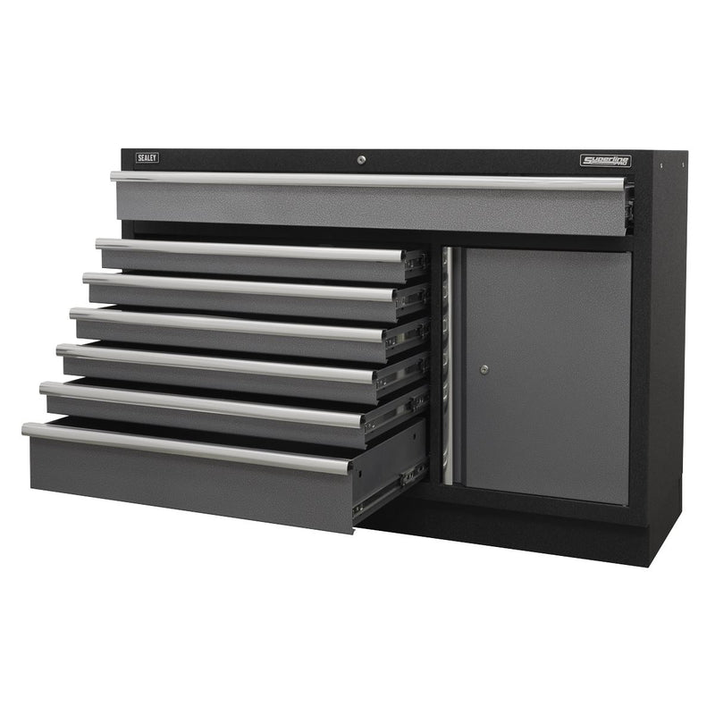 Sealey Superline PRO&reg; Modular Floor Cabinet 7 Drawer 1360mm APMS64