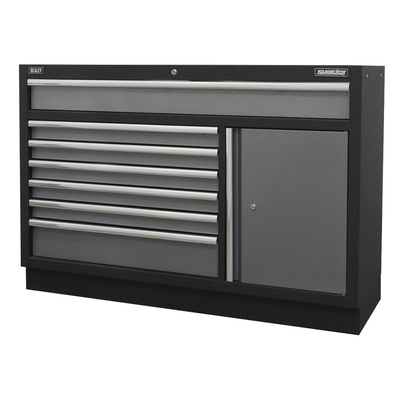 Sealey Superline PRO&reg; Modular Floor Cabinet 7 Drawer 1360mm APMS64